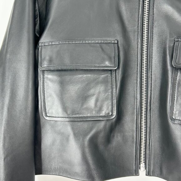 J. Crew Collection Jody Leather Lady Jacket - Picture 6 of 11